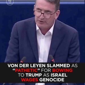 Von der Leyen Slammed as ‘Pathetic’ for Bowing to Trump Amid Israel-Gaza War — MEP Aodhán O’Ríordáin