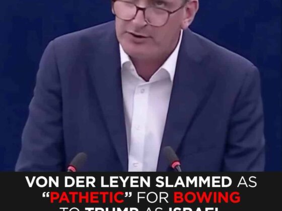 Von der Leyen Slammed as ‘Pathetic’ for Bowing to Trump Amid Israel-Gaza War — MEP Aodhán O’Ríordáin