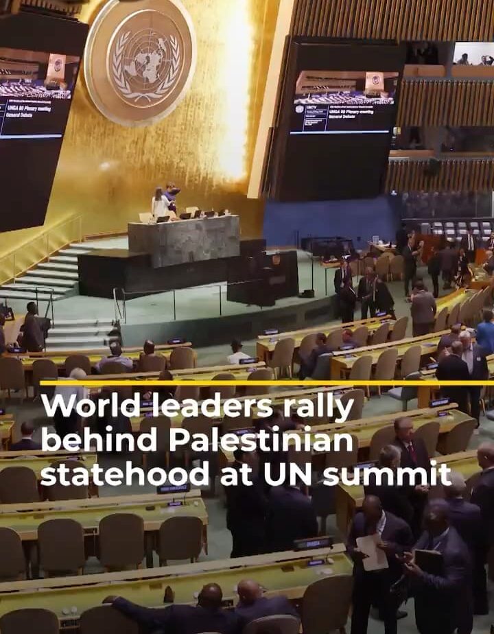 World Leaders Unite at UN Summit to Back Palestinian Statehood