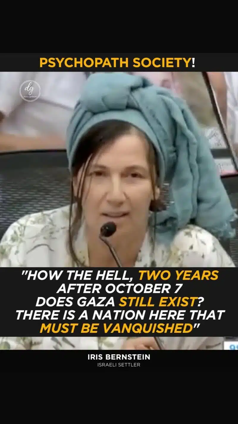 ‘How Does Gaza Still Exist?’ Israeli Settler Iris Bernstein Makes Shocking Statement