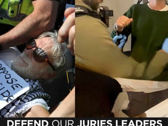 🚨 ‘Defend Our Juries’ Leaders Arrested as “Terrorists” for Opposing Gaza Genocide