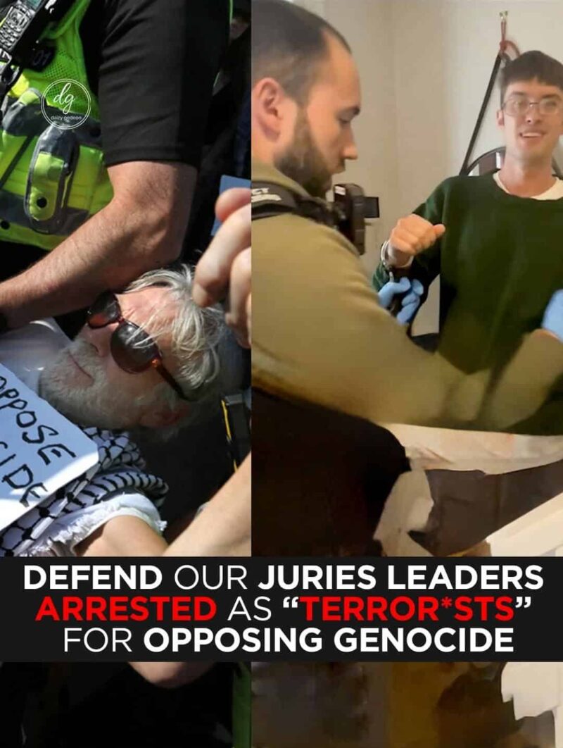 🚨 ‘Defend Our Juries’ Leaders Arrested as “Terrorists” for Opposing Gaza Genocide