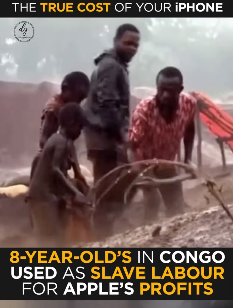 The True Cost of Your iPhone: 8-Year-Old Forced into Slave Labor in Congo for Apple Profits