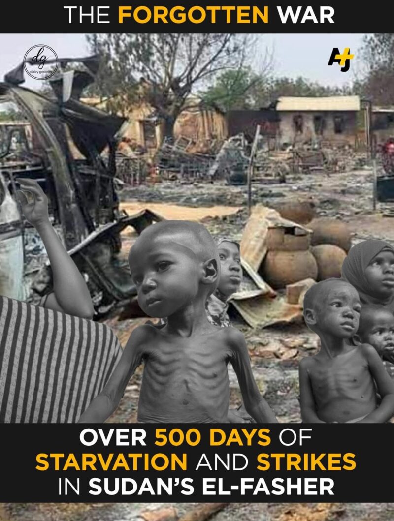 AJ+ Report: The Forgotten War — 500 Days of Starvation and Bombing in Sudan’s El-Fasher