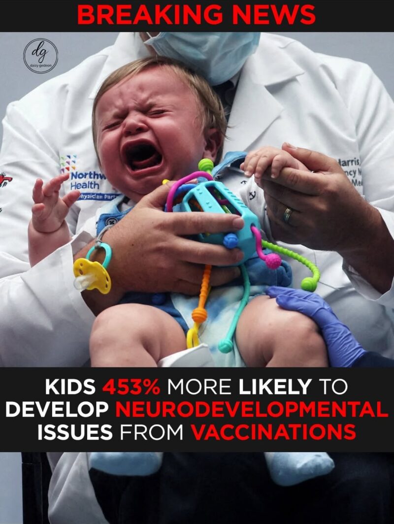 BREAKING: New Data Links Vaccines to 453% Higher Risk of Neurodevelopmental Issues in Kids