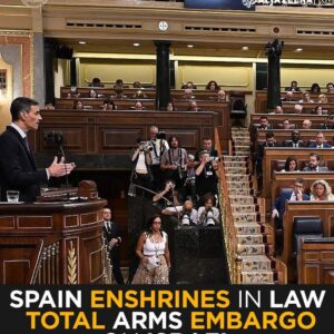 BREAKING: Spain Passes Historic Law Imposing Total Arms Embargo on Israel — Courage España