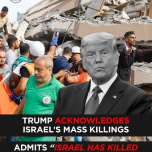 BREAKING: Trump Confirms Israel’s Mass Killings, Says “70,000 Palestinians Have Been Killed”