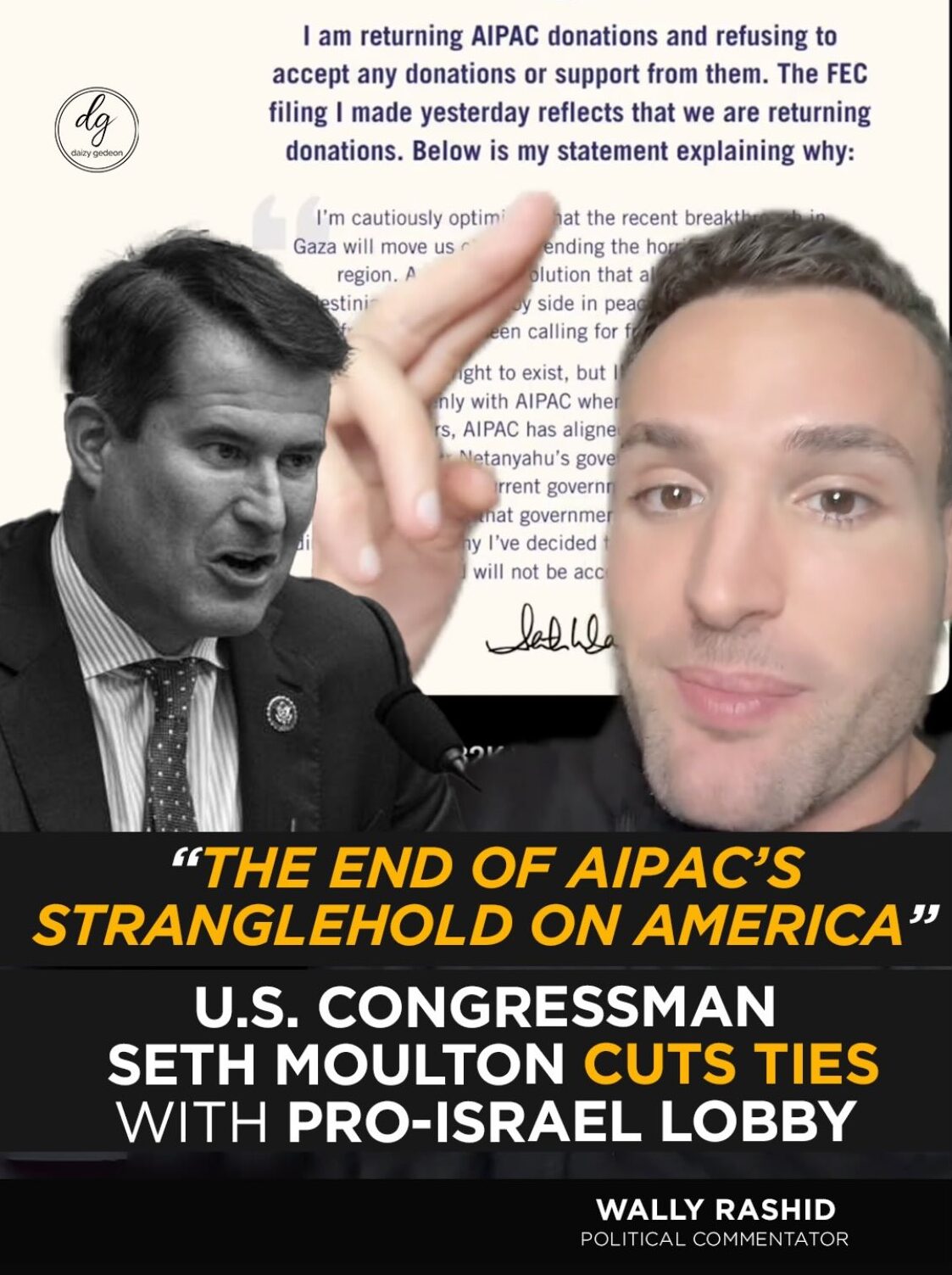BREAKING: U.S. Congressman Seth Moulton Cuts Ties with Pro-Israel Lobby AIPAC — “The End of Its Stranglehold on America” 1 BREAKING: U.S. Congressman Seth Moulton Cuts Ties with Pro-Israel Lobby AIPAC — “The End of Its Stranglehold on America”