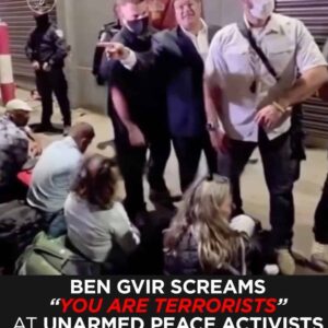 Ben Gvir Screams ‘You Are Terrorists’ at Unarmed Peace Activists on Gaza Flotilla
