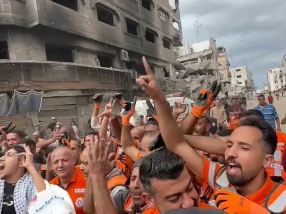 Happening Now: Palestinians Celebrate as Gaza Ceasefire Officially Takes Effect!