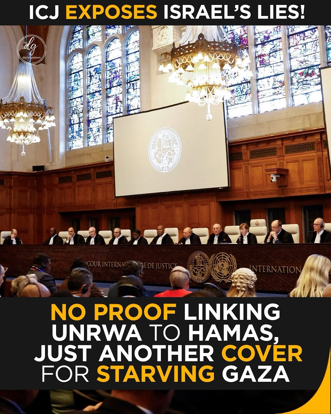 ICJ EXPOSES ISRAEL’S LIES — No Proof Linking UNRWA to Hamas, Just a Cover to Starve Gaza 10 ICJ EXPOSES ISRAEL’S LIES — No Proof Linking UNRWA to Hamas, Just a Cover to Starve Gaza