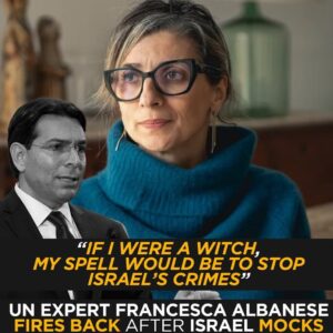 “If I Were a Witch, I’d Stop Israel’s Crimes” — UN Expert Francesca Albanese Fires Back After Israeli Mockery of Her Genocide Report