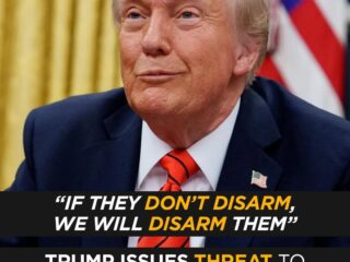 “If They Don’t Disarm, We Will”: Trump Threatens Hamas After Gaza Ceasefire Deal
