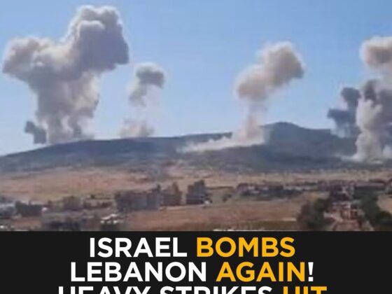 Israel Bombs Lebanon Again — Massive Strikes Hit Baalbek in Ceasefire Violation