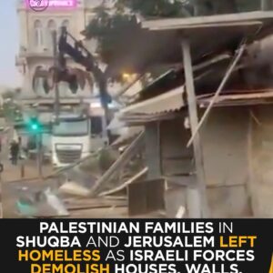 Middle East News 11 “Israeli Forces Demolish Palestinian Homes in Shuqba and Jerusalem — Families Left Homeless!”