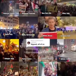 Millions Worldwide Protest After Israeli Forces Illegally Intercept Global Sumud Flotilla in International Waters
