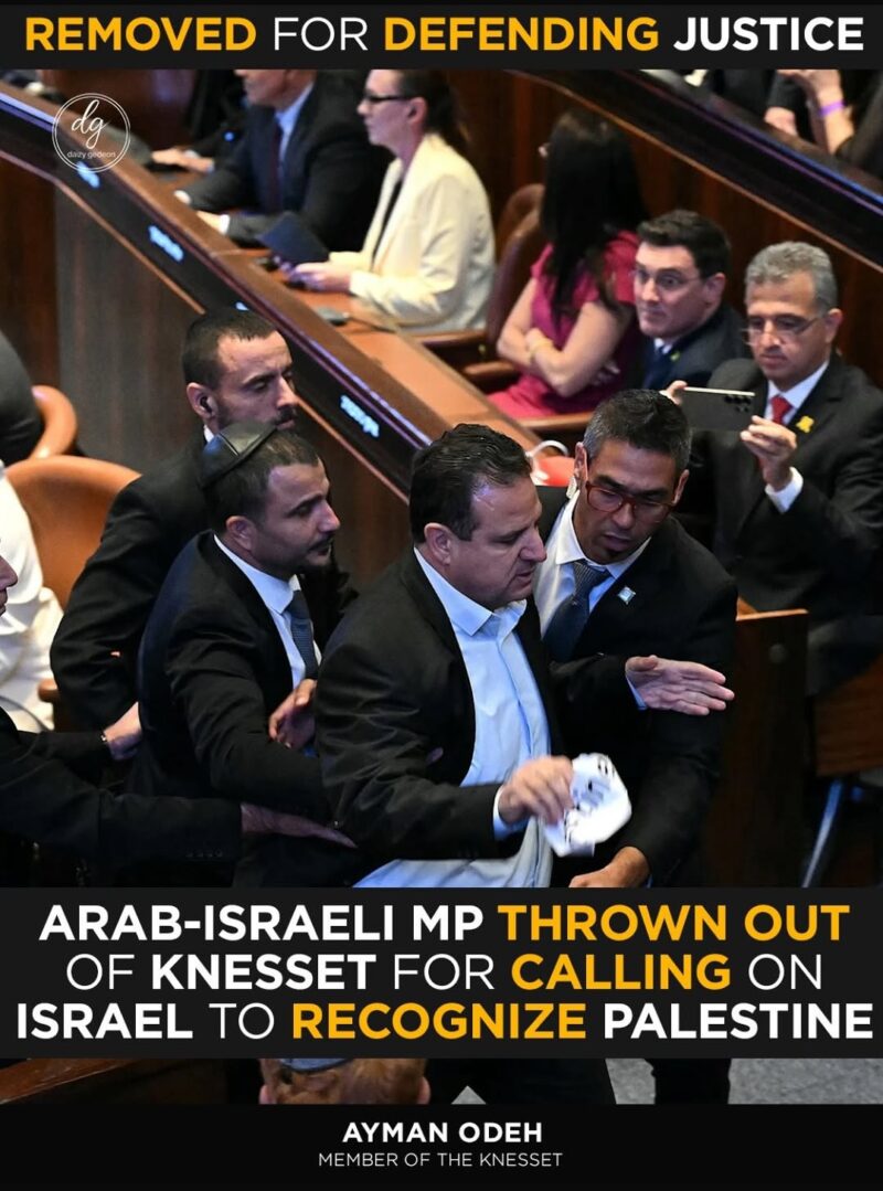 “Removed for Defending Justice”: Ayman Odeh Expelled From Knesset After Calling for Recognition of Palestine