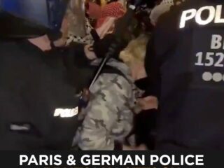 Shame: Paris and German Police Brutally Attack Pro-Palestine Protesters