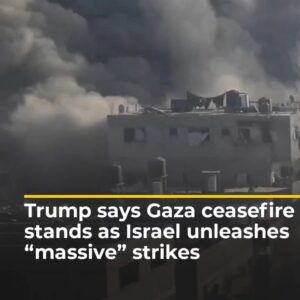 Trump Claims Gaza Ceasefire Holds as Israel Launches Massive New Strikes
