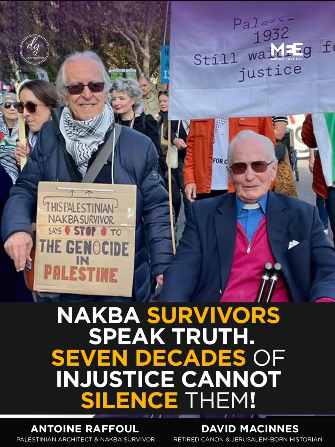 “We Will Not Be Silenced”: Nakba Survivors Speak Truth After Seven Decades of Injustice | Middle East Eye