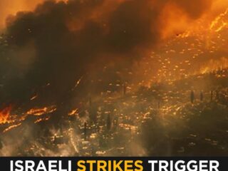 AJ+: Israeli Strikes Ignite Massive Fires Across Lebanon’s Forested Region