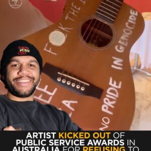 Australian Artist Removed From Public Service Awards After Refusing to Cover Pro-Palestine Message