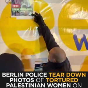 Berlin Police Tear Down Photos of Tortured Palestinian Women on International Day to End Violence Against Women