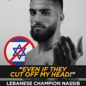 “EVEN IF THEY CUT OFF MY HEAD!” — Lebanese Champion Nassib Hamada Banned After Tearing Israeli Flag at WAKO World Championship