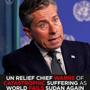 “HELL IN EL-FASHER”: UN Relief Chief Tom Fletcher Warns of Catastrophic Suffering as the World Abandons Sudan Again