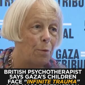 “INFINITE TRAUMA”: British Psychotherapist Gwyn Daniel Warns Gaza’s Children Face Lifelong Psychological Scars