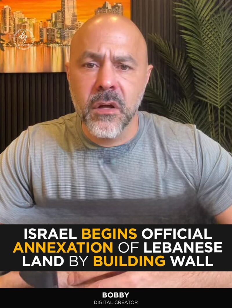 Israel Begins Official Annexation of Lebanese Land — Border Wall Construction Sparks Outrage