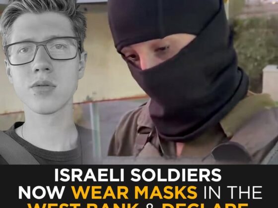 “Israeli Soldiers Now Wearing Masks in West Bank as Palestinian Villages Declared ‘Closed Military Zones’ — Reporter Warns”