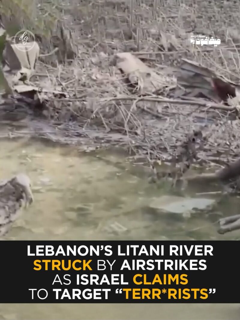 Lebanon’s Litani River Hit by Airstrikes as Israel Claims to Target ‘Terr*rists’