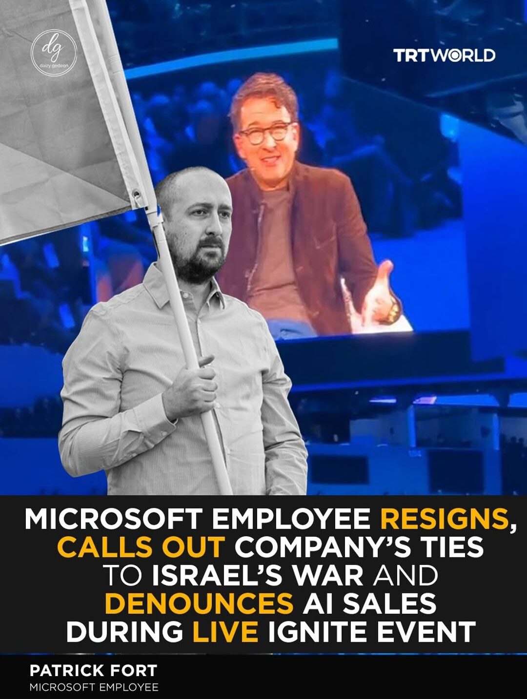 Microsoft Employee Resigns Live on Stage, Denounces Company’s AI Work Tied to Israel’s War