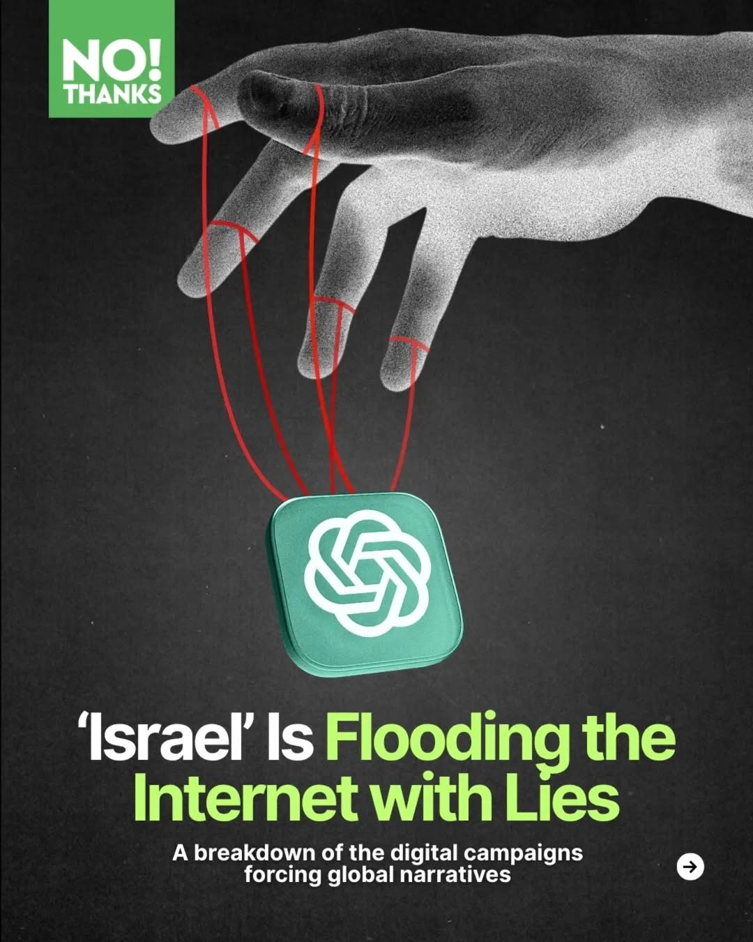 “No! Thanks”: How Israel Is Flooding the Internet with Lies