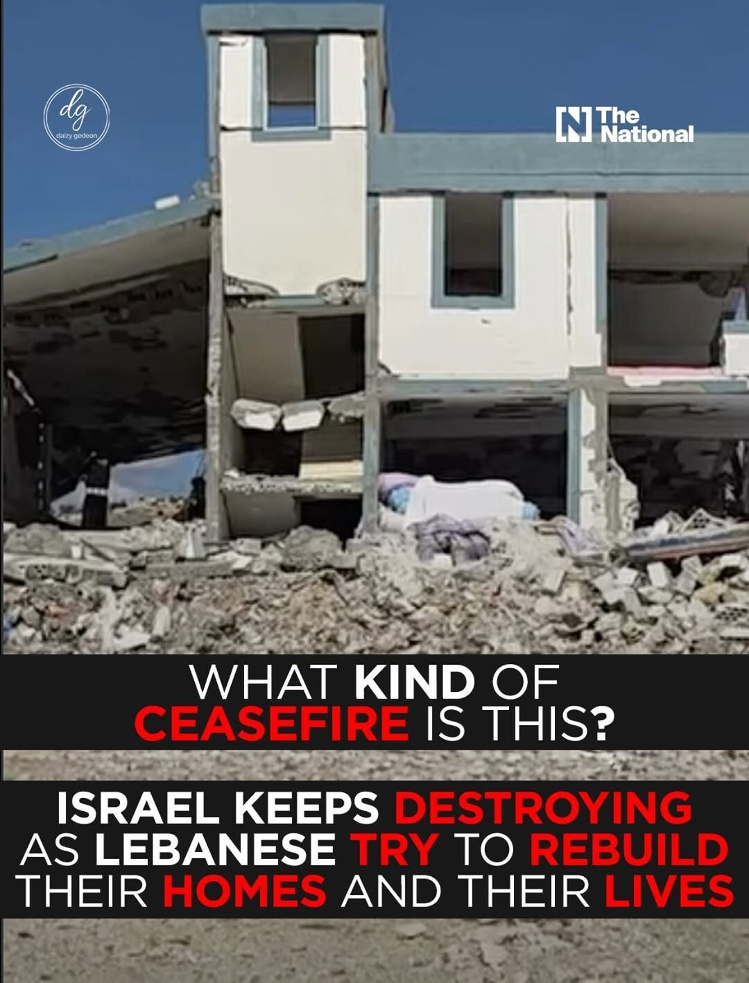 “What Ceasefire?” Israel Continues Strikes as Lebanese Rebuild Their Homes