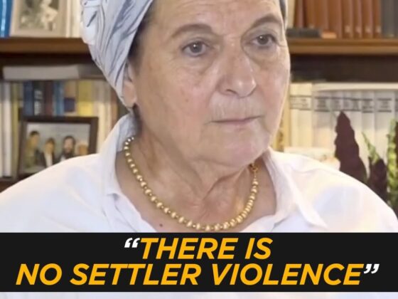 “‘There Is No Settler Violence’ — Daniella Weiss Denies Reality as Journalist Shows Her the Proof”