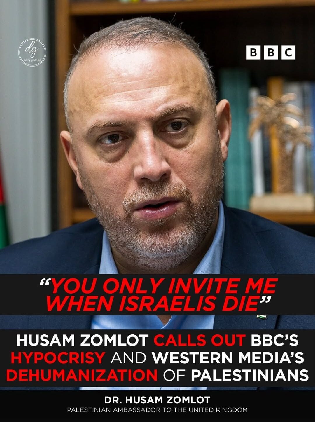 “‘You Only Invite Me When Israelis Die’: Husam Zomlot Confronts BBC Over Double Standards”
