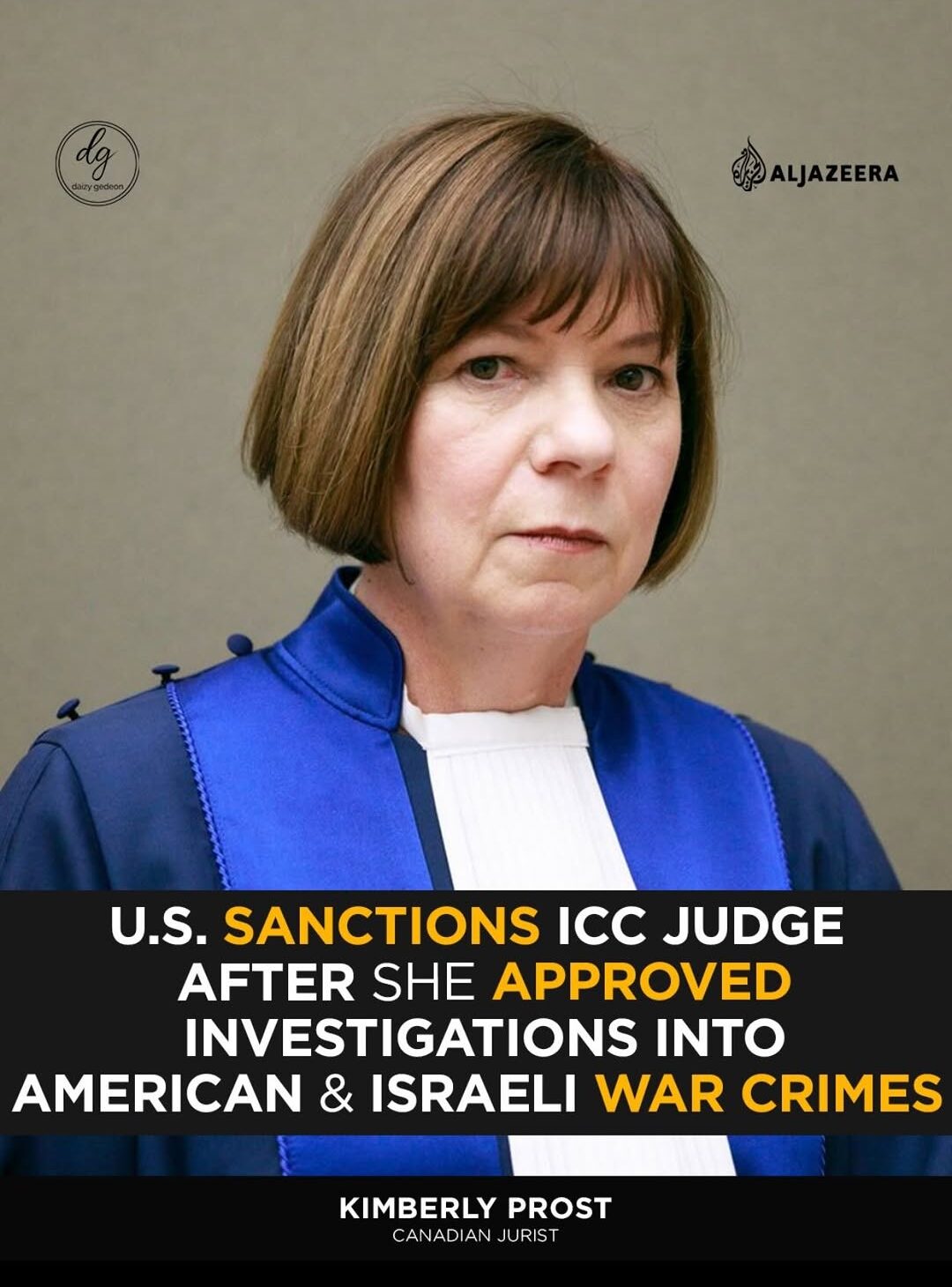 U.S. Sanctions ICC Judge After She Approved War Crimes Probe Into America and Israel — Al Jazeera