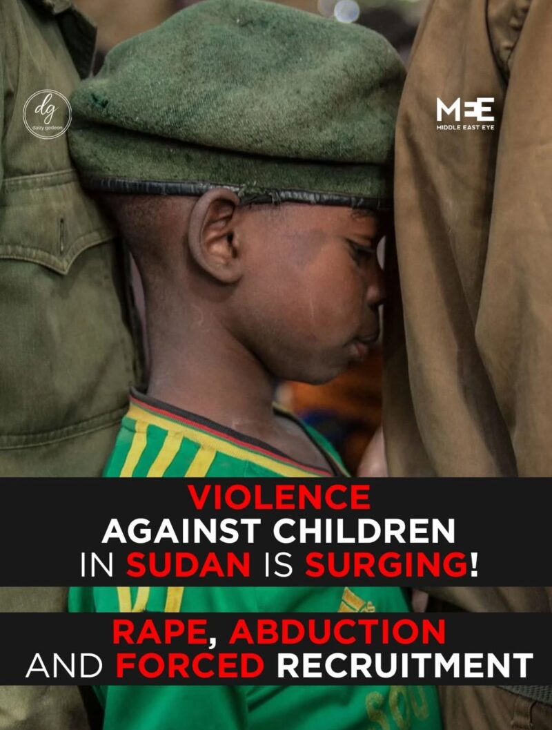 Middle East Eye: Violence Against Children in Sudan Surges — Rape, Abduction and Forced Recruitment