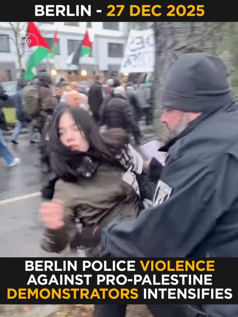Berlin Police Crack Down on Pro-Palestine Protesters as Violence Intensifies