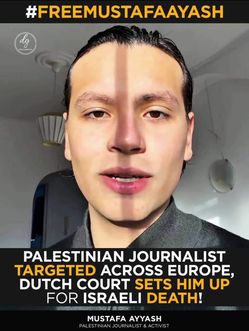 Dutch Court Puts Palestinian Journalist Mustafa Ayyash in Danger, Critics Warn