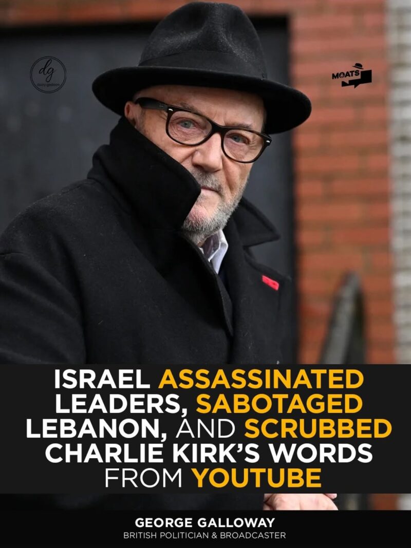 George Galloway: Israel Assassinated Leaders, Sabotaged Lebanon, and Censored on YouTube