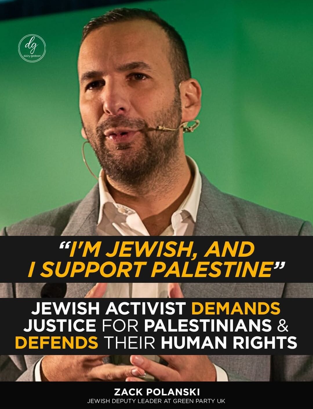 “I’m Jewish, and I Support Palestine”: Zack Polanski Demands Justice for Palestinians