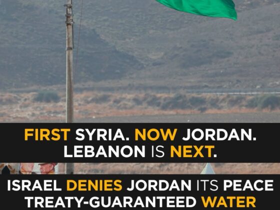Israel Accused of Denying Jordan Water Guaranteed Under Peace Treaty