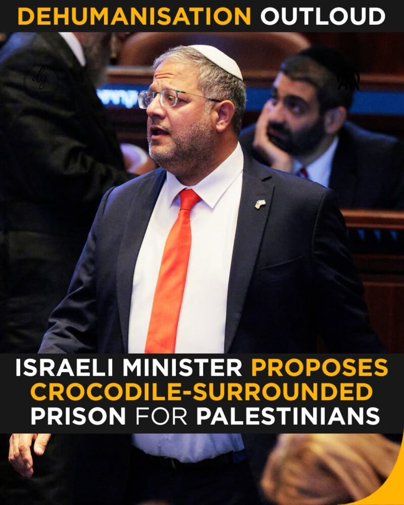 Israeli Minister Proposes Crocodile-Surrounded Prison for Palestinians, Sparking Outrage