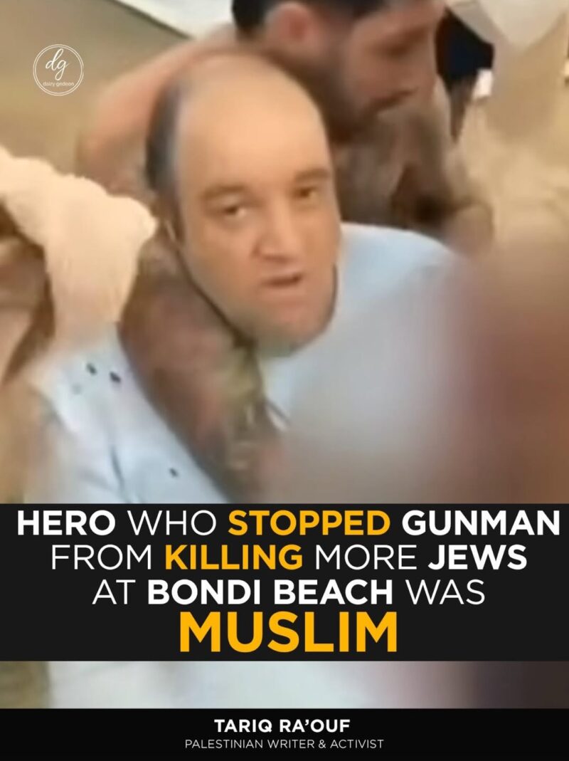 Muslim Hero Stopped Gunman From Killing More Jews at Bondi Beach — Palestinian Writer Tariq Ra’ouf
