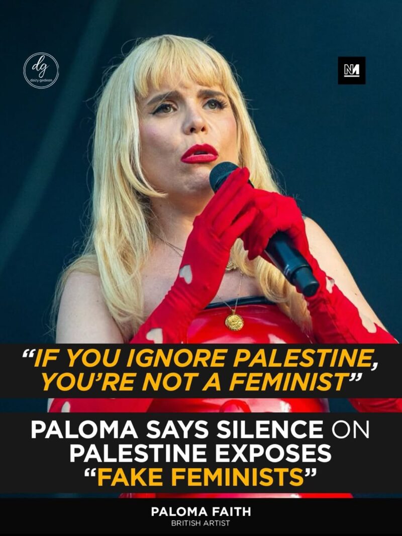 Paloma Faith Says ‘If You Ignore Palestine, You’re Not a Feminist’ — Calls Out ‘Fake Feminists’