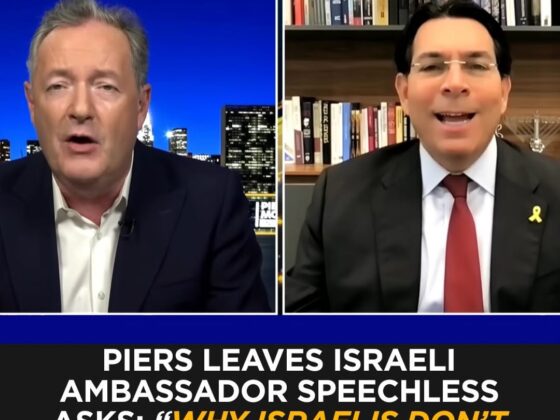 Piers Morgan Leaves Israeli Ambassador Speechless: “Why Don’t Israelis Leave Gaza?”