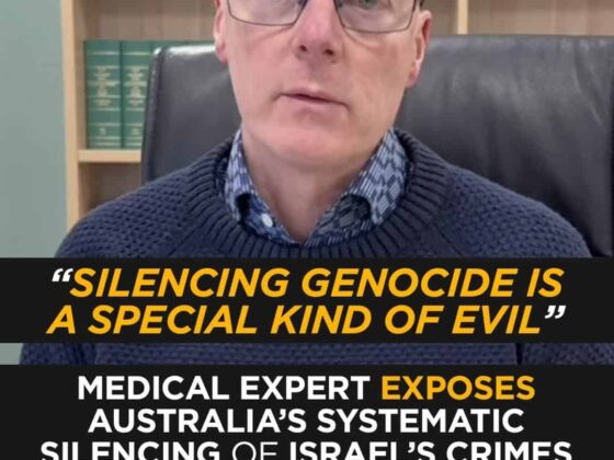 “Silencing Genocide Is a Special Kind of Evil”: Australian Doctor Exposes Suppression of Israel’s Crimes